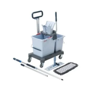 Vileda ultraspeed starterkit  met plaat en mop inclusief telescoopsteel