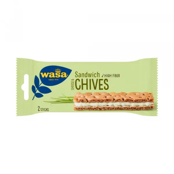 Wasa Sandwich Cream Cheese En Chives (24x 37gr)