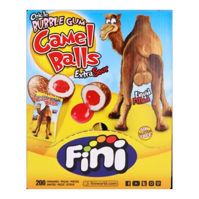 Fini Camel Balls Bubble Gum (200 stuks)