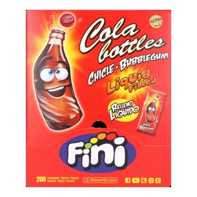 Fini liquid cola bottles gum (200 stuks)