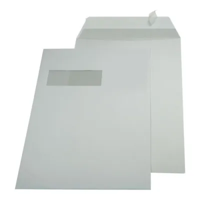 Gallery enveloppen ft 229 x 324 mm, venster links (250 stuks)