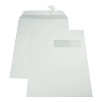 Gallery enveloppen ft 229 x 324 mm, venster rechts (250 stuks)