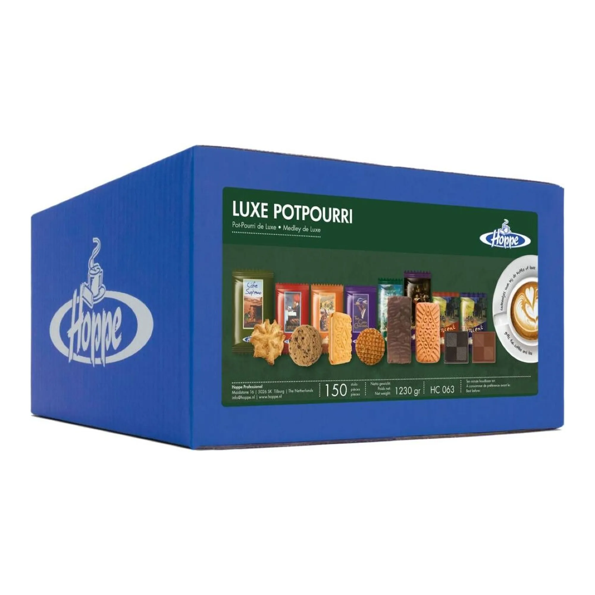 Hoppe Koffiekoekjes Luxe Potpourri 8 soorten (150 stuks)