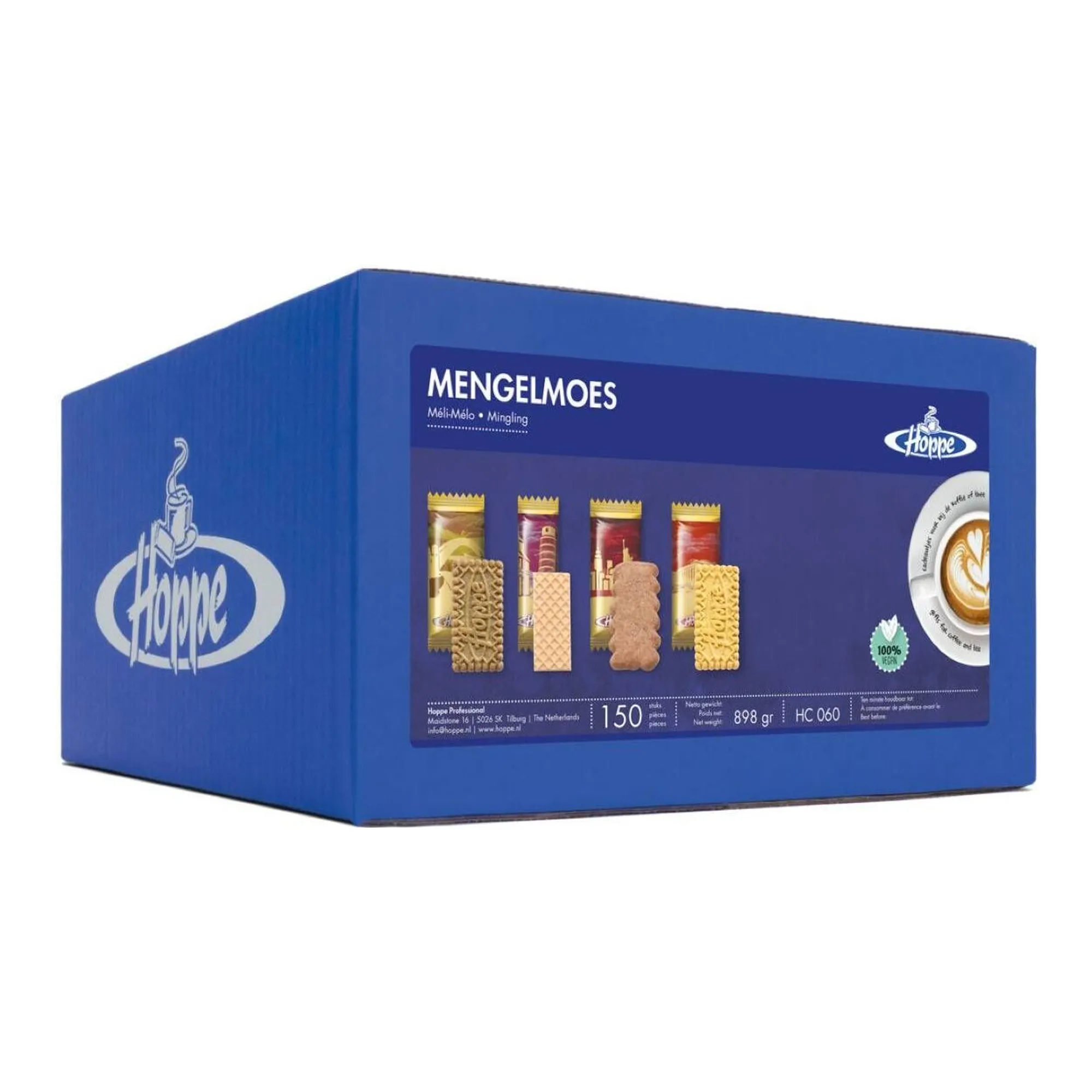 Hoppe Koffiekoekjes Mengelmoes 4 Soorten (150 stuks)