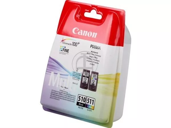 PG510+CL511 CANON MP240 INK (2) COLOR 2970B010 mul
