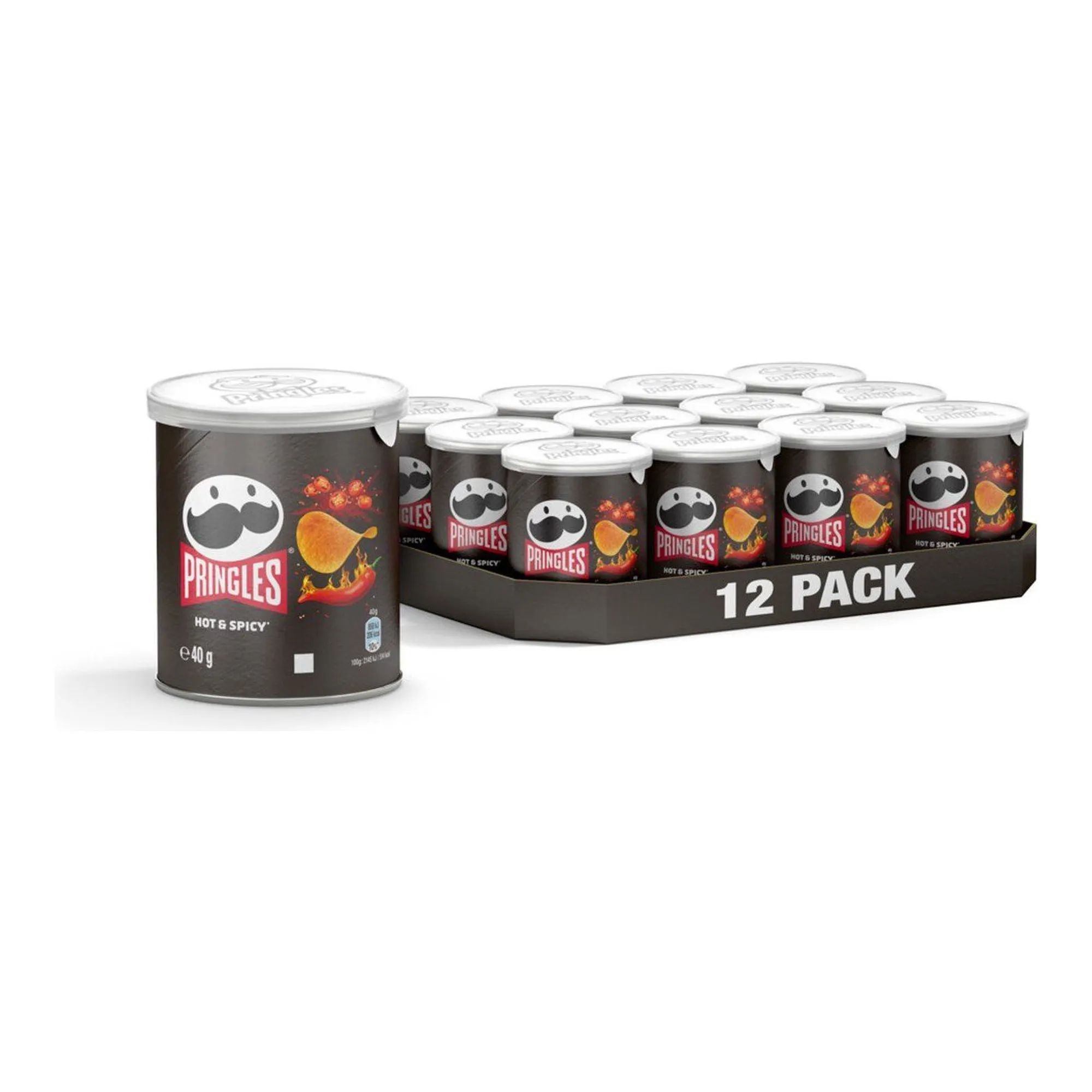 Pringles Hot & Spicy Klein (12x 40gr)