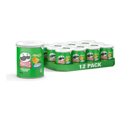 Pringles Sour Cream & Onion (12x 40gr)