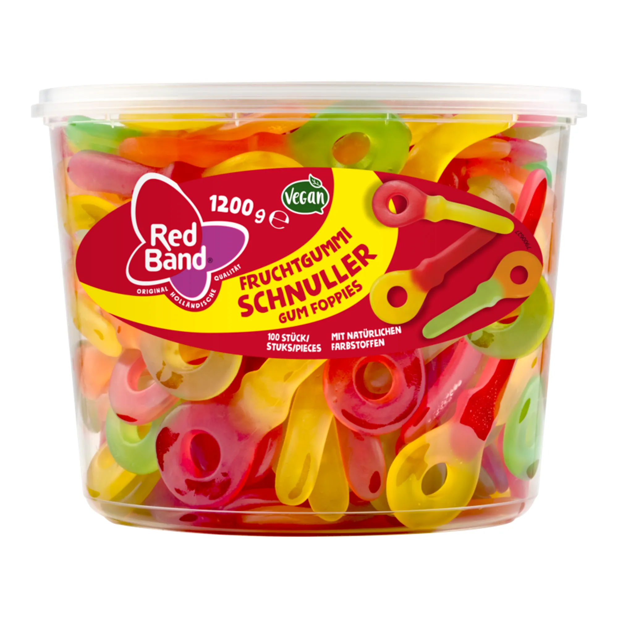 Red Band Gum Foppies (100 stuks)