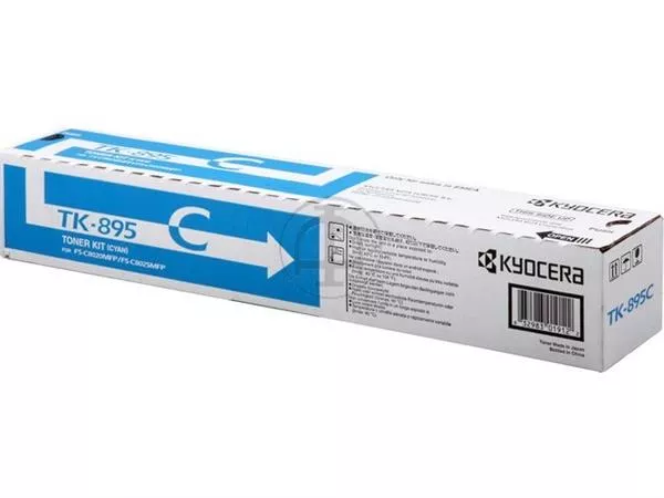 TK895C KYOCERA FSC8020MFP TONER CYAN 1T02K0CNL0 60