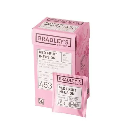 Bradley’s Organic Red Fruit Infusion (4×25 stuks)