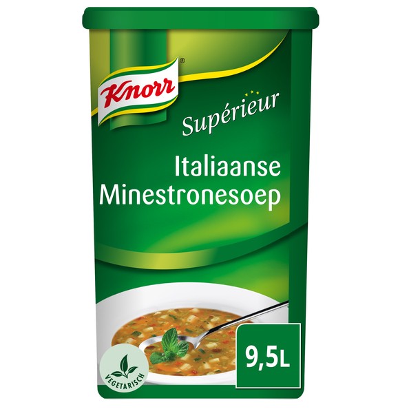 Knorr Italiaanse Minestrone Soep 9 5 Liter Groothandel Compliment Nl
