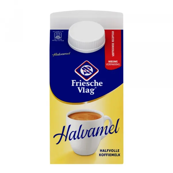 Friesche Vlag Halvamel Pak (18x 455ml)