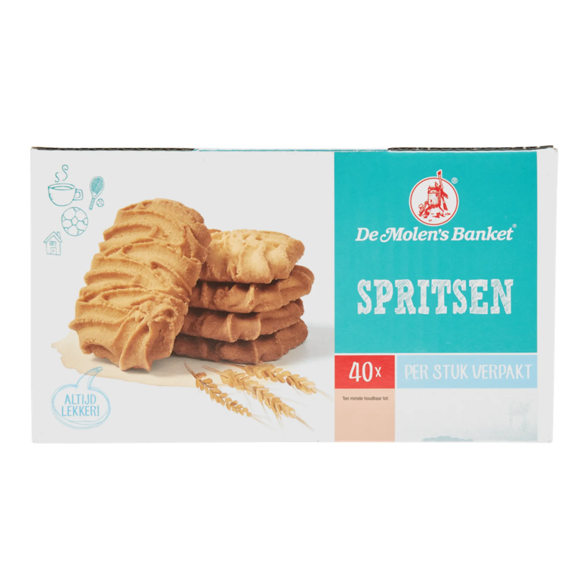 De Molen Spritsstukken verpakt (40 stuks)