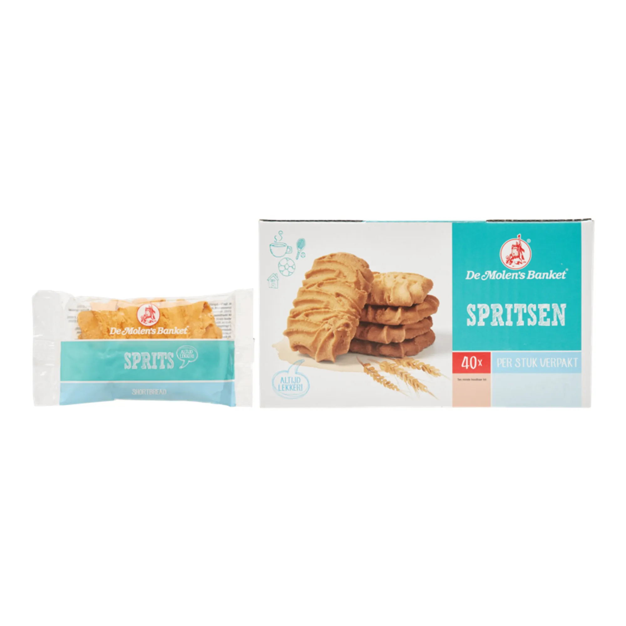 De Molen Spritsstukken verpakt (40 stuks)