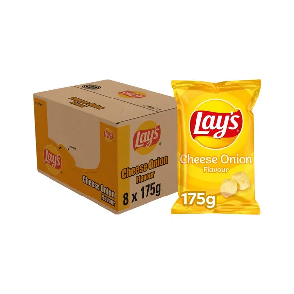 Lay's Chips Fromage Oignon (8x 175gr) - Grossiste Compliment.nl