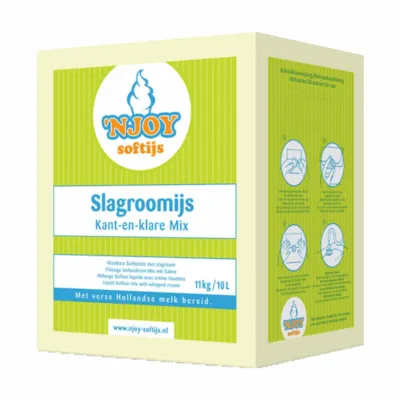NJOY Slagroomijs Vloeibaar IJsmix (10 liter)