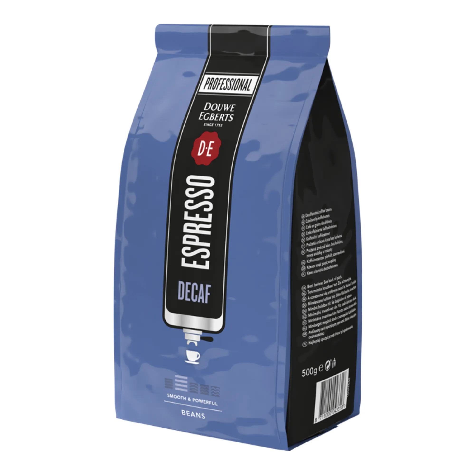 Douwe Egberts Espresso Koffiebonen Decaf (6x 500gr)