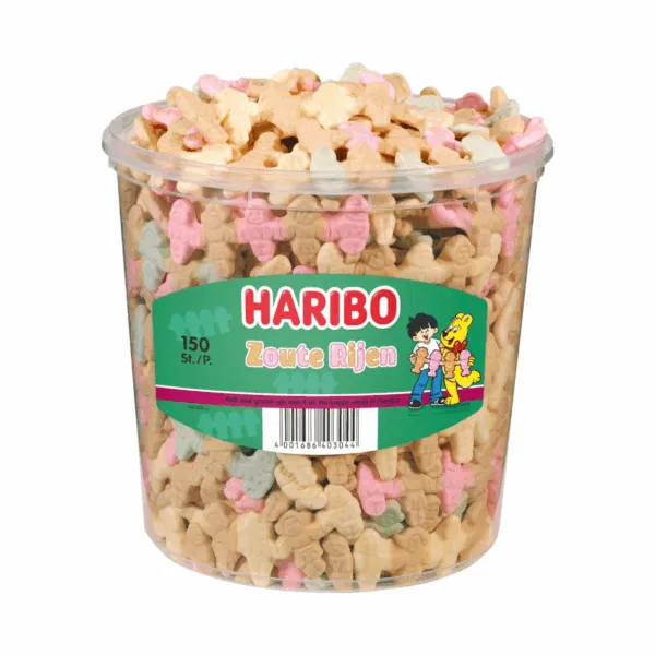 Haribo Schuim Zoute Rijen (150 stuks)