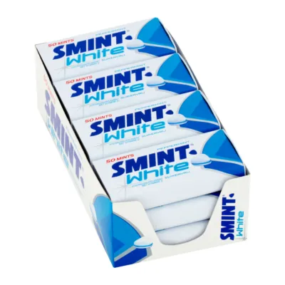 Smint White Peppermint Blikje (12x 35gr)