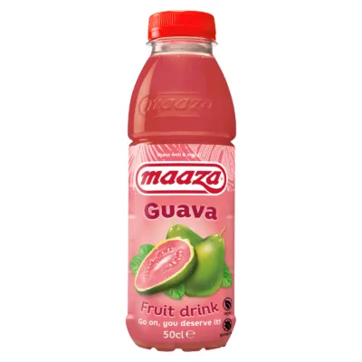 Flesje Maaza guava voorkant
