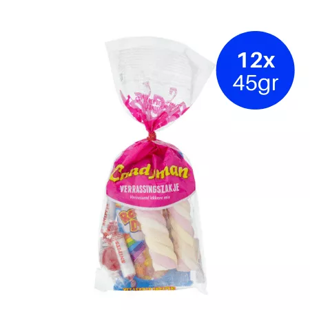 Candyman verrassingszakje 45 gr