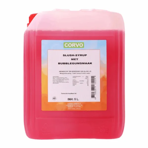 Corvo Slush Siroop Bubblegum (5 liter)