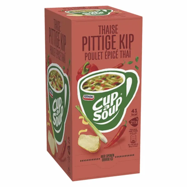 Unox Cup-a-Soup Thaise Pittige Kip (21x 175ml)