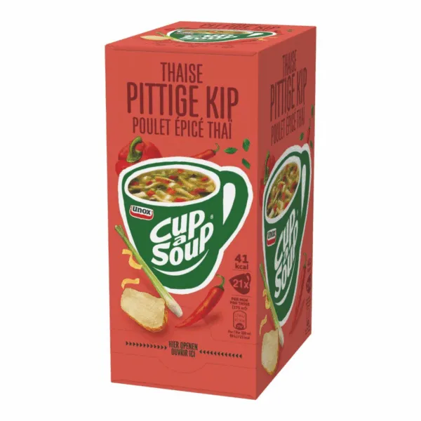 Unox Cup-a-Soup Thaise Pittige Kip (21x 175ml)