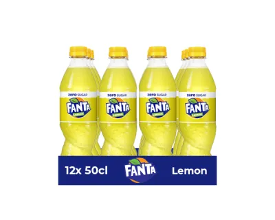 Fanta zero lemon pet (12x 50cl)