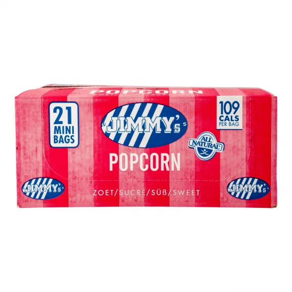 Jimmy’s Popcorn Zoet Mini Bag (21x 27gr)