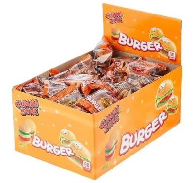 Gummi Zone Mini Burger (60 stuks)