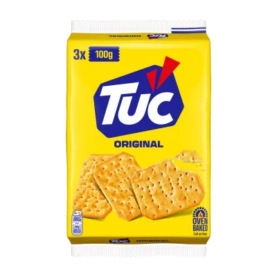 Lu Tuc Crackers Naturel (3x 100gr)