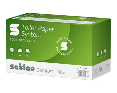 Satino Toiletpapier JT3 Systeemrol 3-laags (24x70m)