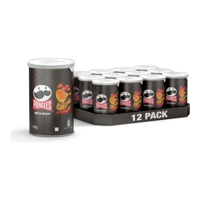 Pringles Hot & Spicy (12x 70gr)