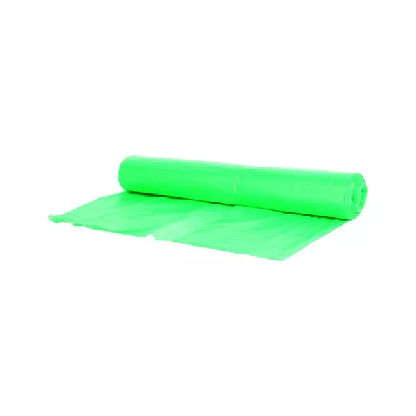 Sac poubelle vert 58x100cm. T23 a25