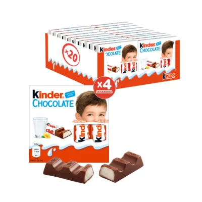 kinder chocolade reepjes voorkant
