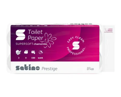 Satino Prestige Supersoft Toiletpapier 3-laags (8×150 vel)
