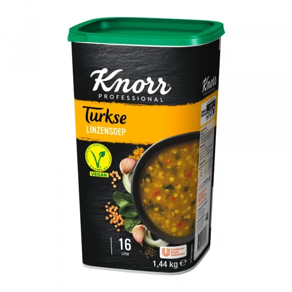 Knorr Turkse Linzensoep (16 liter)