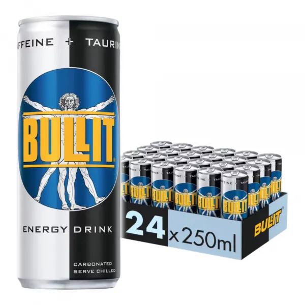 Bullit Energy Drink Blik (24x 25cl)
