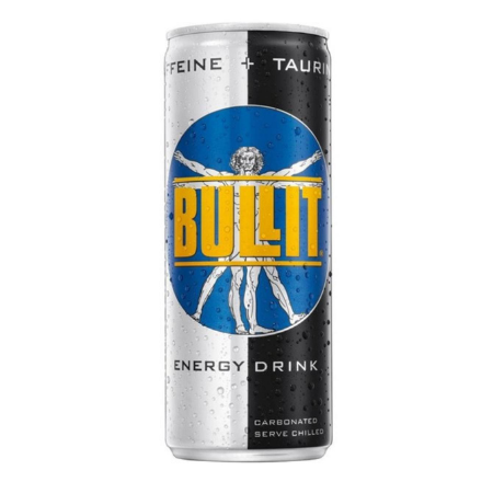 Canette de boisson énergisante Bullit (24x 25cl) - Grossiste