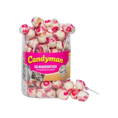 Candyman Salmiakkeulen (60 Stück)