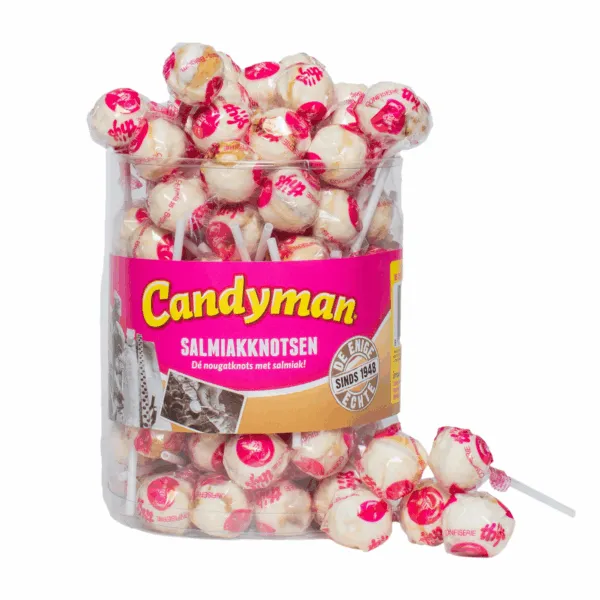 Candyman Salmiakknotsen (60 stuks)