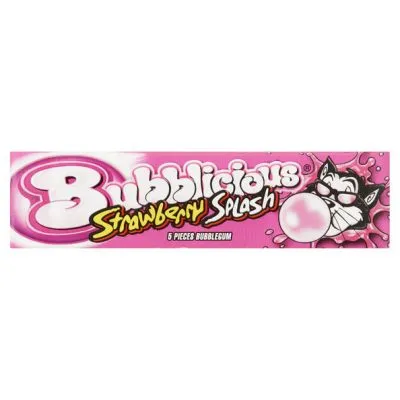 Bubblicious Aardbei (18 rollen)