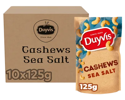 Duyvis Cashews Sea Salt (10x 125gr)
