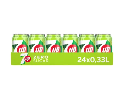 Seven up free blik (24x 33cl)