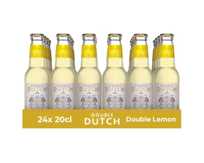 Double dutch double lemon flesje (24x 20cl)