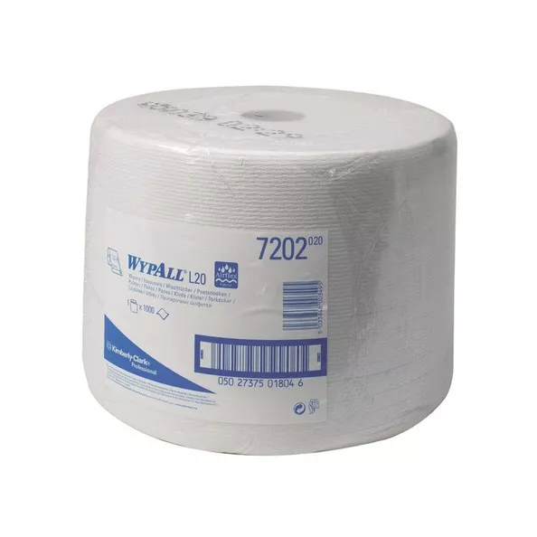 Reinigungspapier Wypall L20 1 Lage weiß 7202
