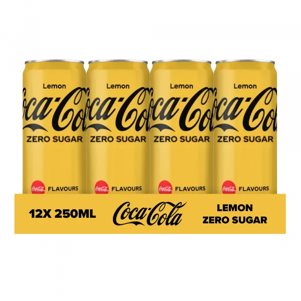 Coca-Cola Zero Lemon Blik (12x 250ml)