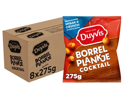 Duyvis Borrelnootjes Cocktail (8x 275gr)