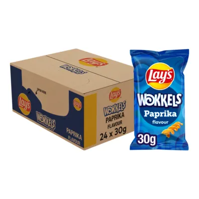 Lay's Wokkels Paprika (24x 30gr)